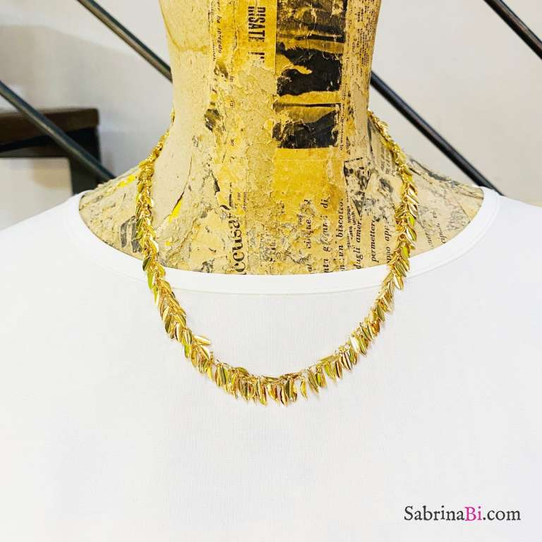 Collana foglioline
