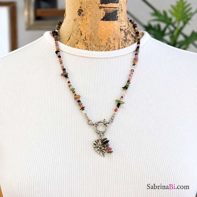 Ganesh Multicolor Tourmaline Necklace