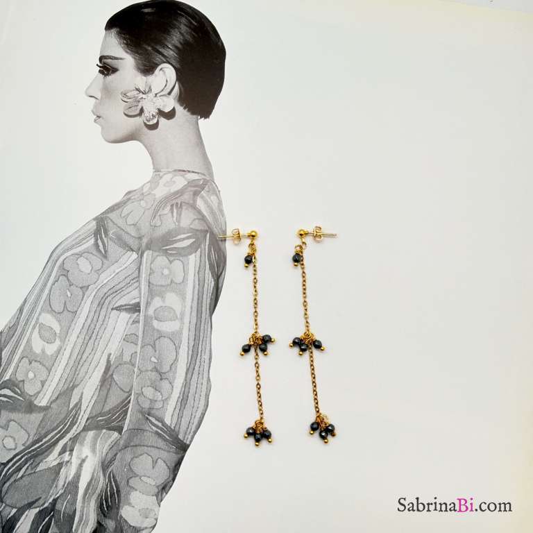 Notte Dorata Cluster Earrings