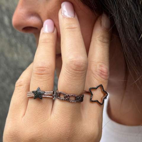 Anello Stella Notturna