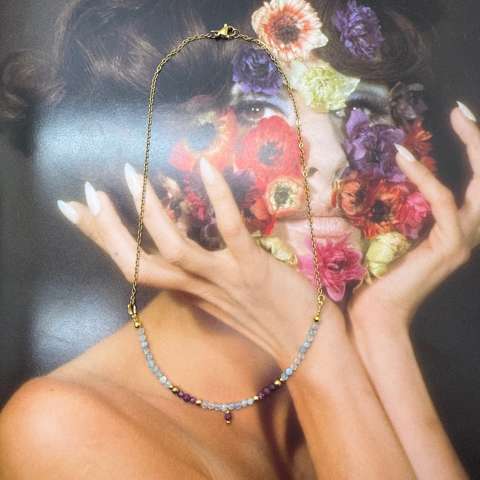 Collana Camille — Fuoco e Acqua