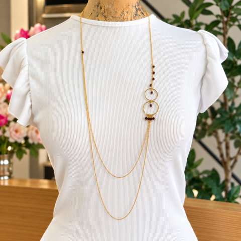 Eclissi Garnet Necklace