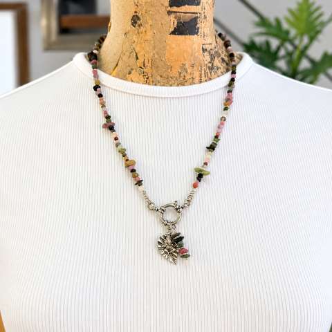 Ganesh Multicolor Tourmaline Necklace