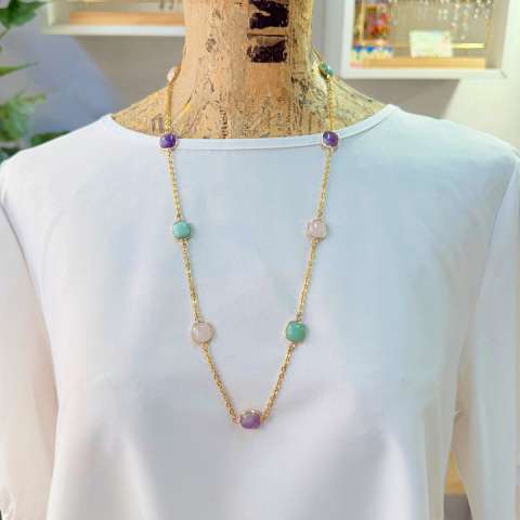 Medium Long Light Trilogy Necklace