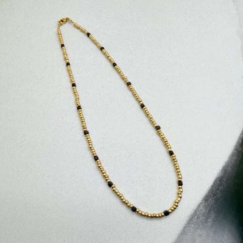 Polvere d'Oro Necklace Riflessi di Granato