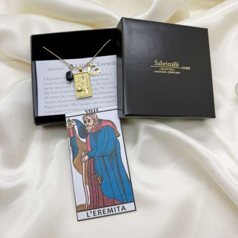 Collana Tarocchi Arcano IX L'Eremita