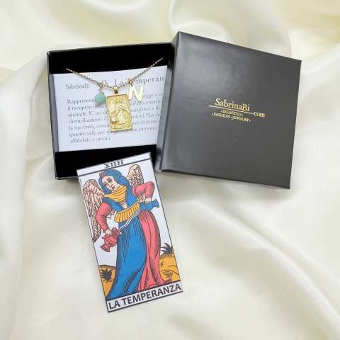 Collana Tarocchi Arcano XIV La Temperanza