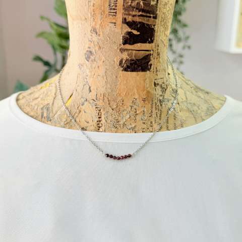 Collezione Ethereal Garnet collana Garnet Arc