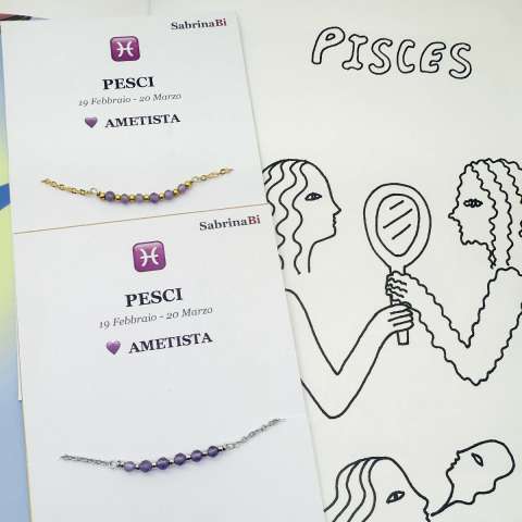 Cosmic Embrace Bracciale Pesci