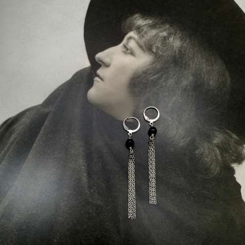 Cascade Earrings - Black is Back