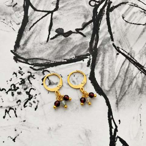Petite Grenade Hoops