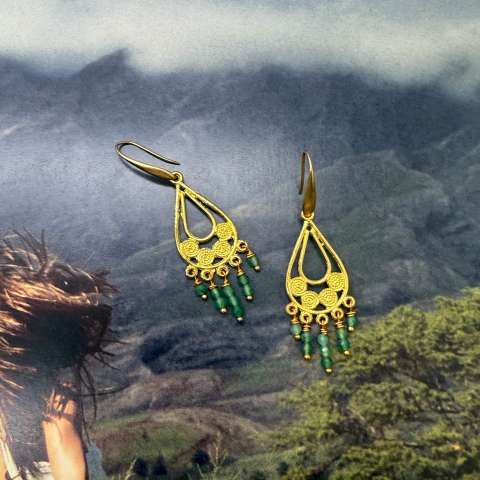 Talisman Green Earrings - The Green Hour