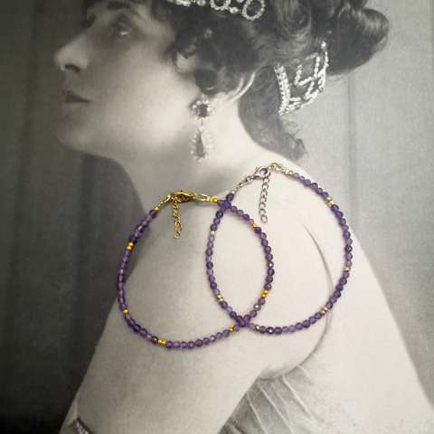 Petite Améthyste — Amethyst bracelet